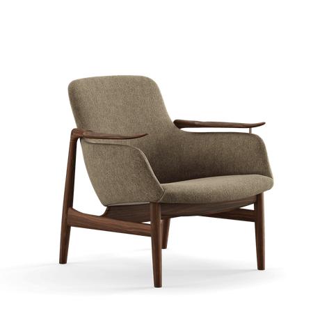 53 Lænestol, valnød af Finn Juhl - Hallingdal 227 - Jacobsen Plus