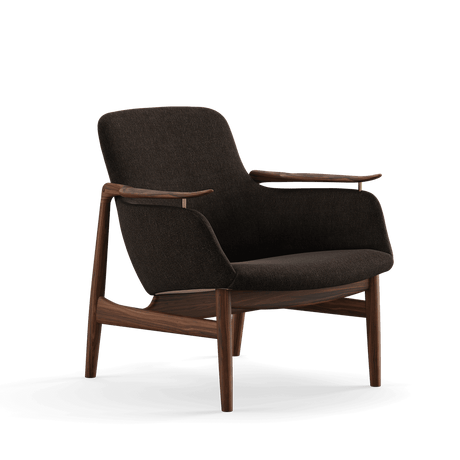 53 Lænestol, valnød af Finn Juhl - Hallingdal 376 - Jacobsen Plus