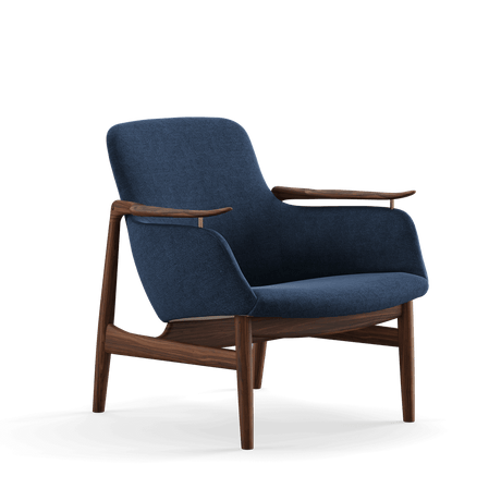 53 Lænestol, valnød af Finn Juhl - Hallingdal 764 - Jacobsen Plus