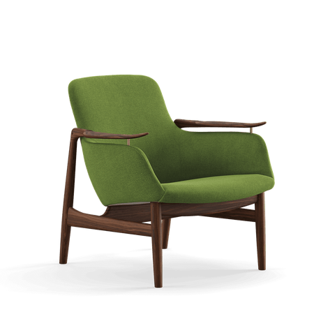 53 Lænestol, valnød af Finn Juhl - Hallingdal 960 - Jacobsen Plus