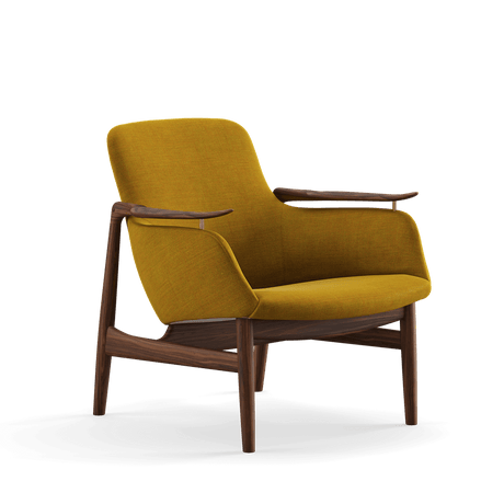 53 Lænestol, valnød af Finn Juhl - Remix 412 - Jacobsen Plus