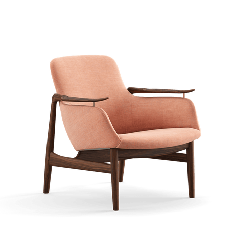 53 Lænestol, valnød af Finn Juhl - Remix 612 - Jacobsen Plus