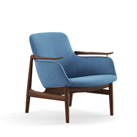 53 Lænestol, valnød af Finn Juhl - Remix 762 - Jacobsen Plus