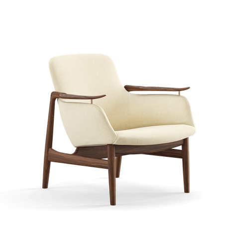 53 Lænestol, valnød af Finn Juhl - Vidar 1511 - Jacobsen Plus