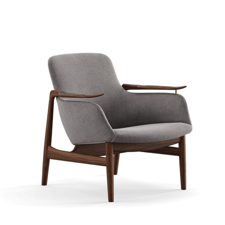 53 Lænestol, valnød af Finn Juhl - Vidar 152 - Jacobsen Plus