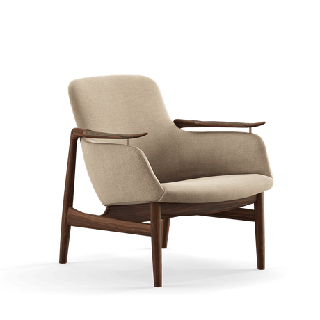 53 Lænestol, valnød af Finn Juhl - Vidar 222 - Jacobsen Plus