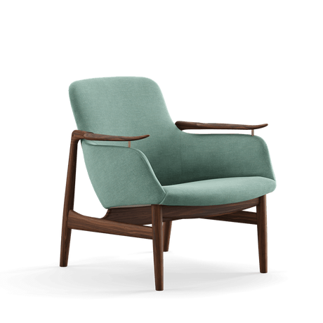 53 Lænestol, valnød af Finn Juhl - Watercolour - Himalaya - Jacobsen Plus