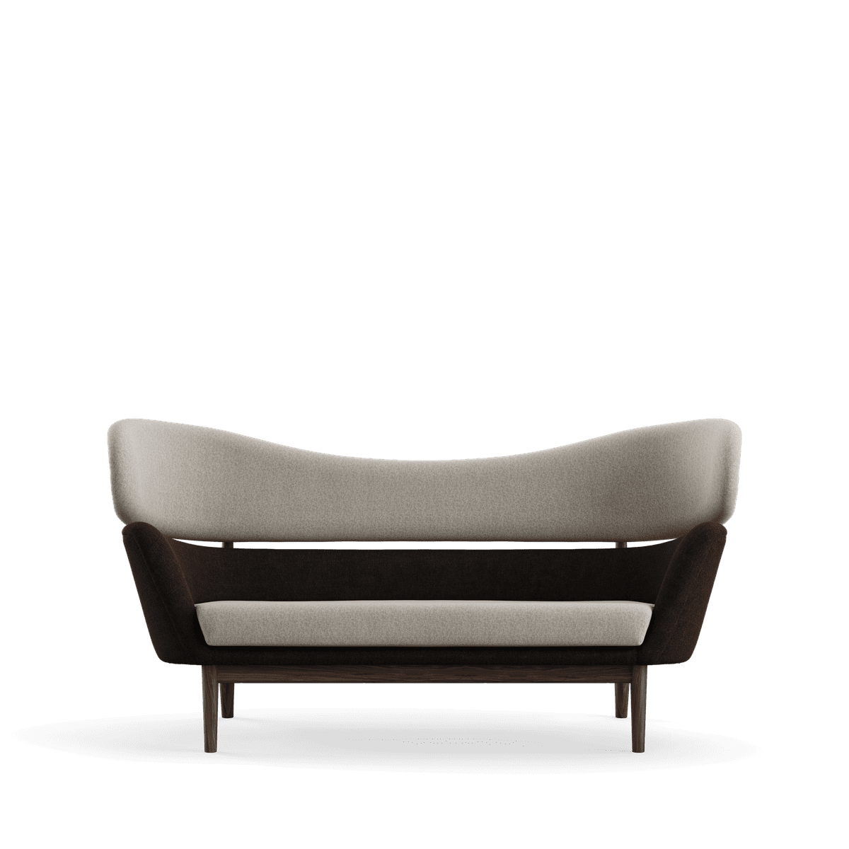 Baker sofa, valnød af Finn Juhl