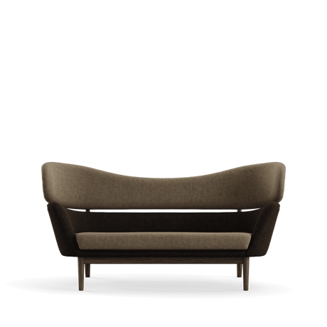Baker sofa, valnød af Finn Juhl - Hallingdal 227 / 376 - Jacobsen Plus