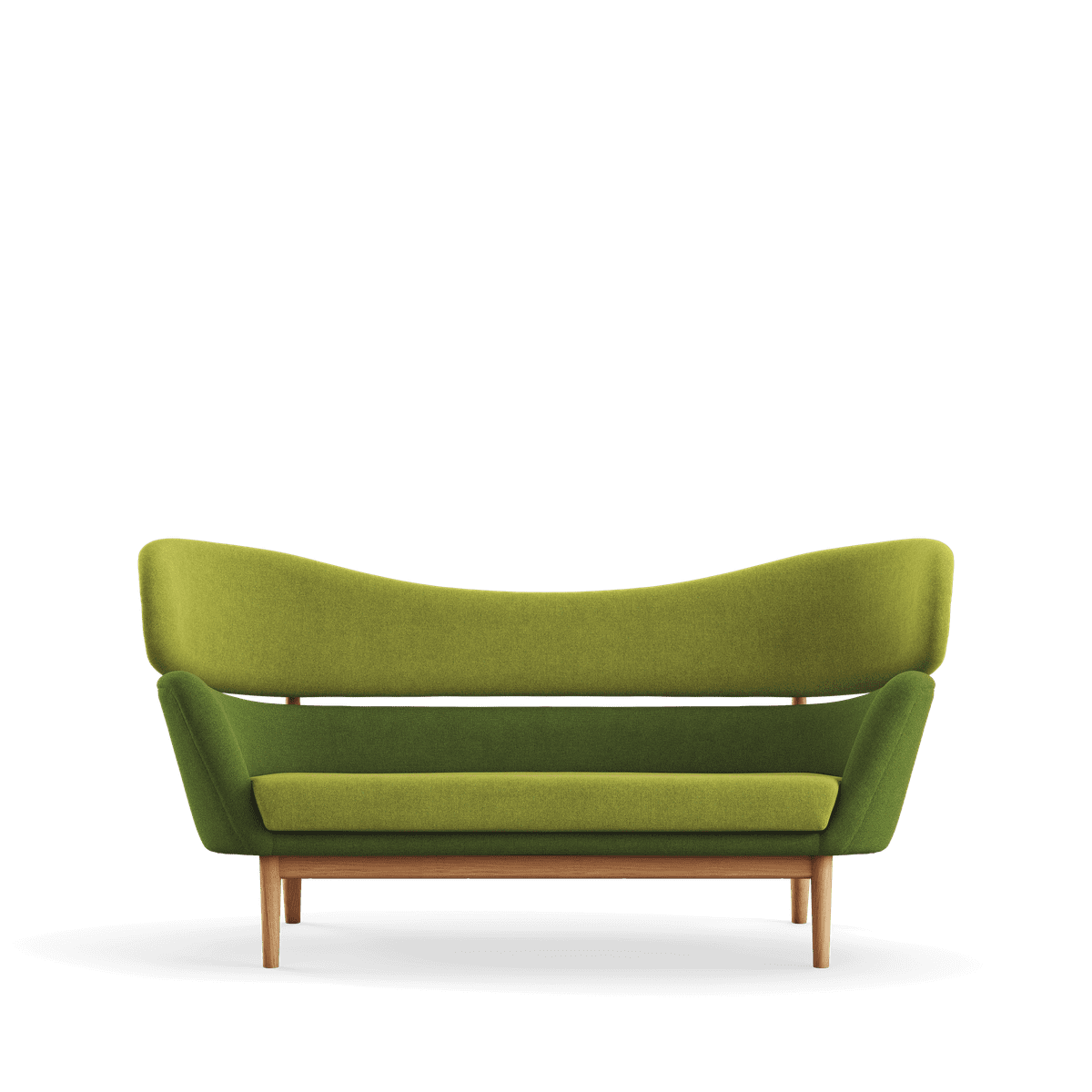 Baker sofa, eg olie af Finn Juhl