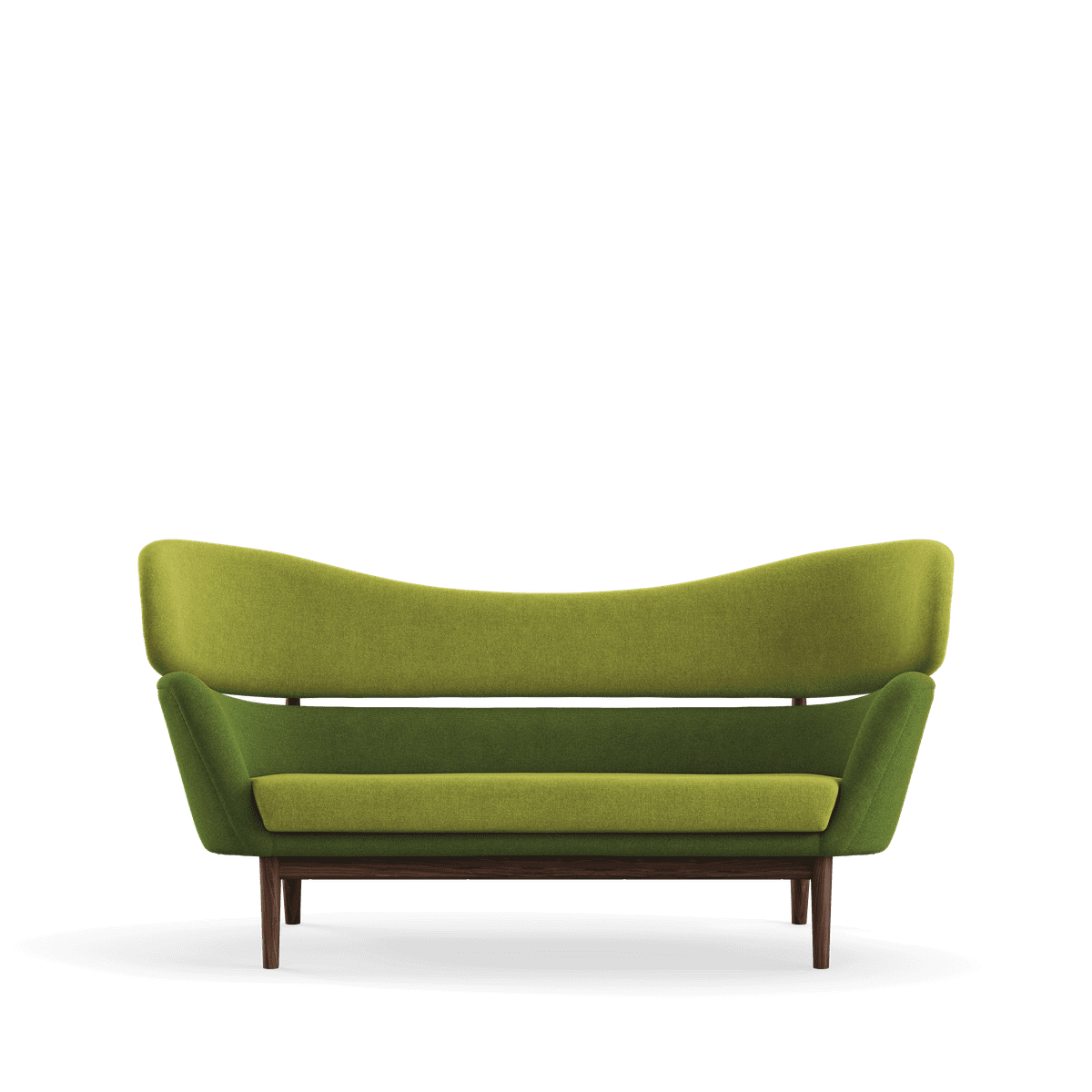 Baker sofa, valnød af Finn Juhl