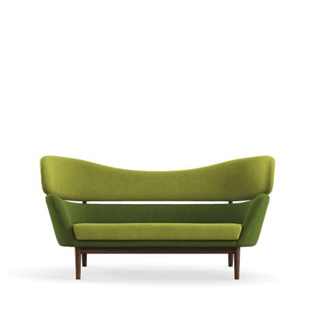 Baker sofa, valnød af Finn Juhl - Hallingdal 980 / 960 - Jacobsen Plus