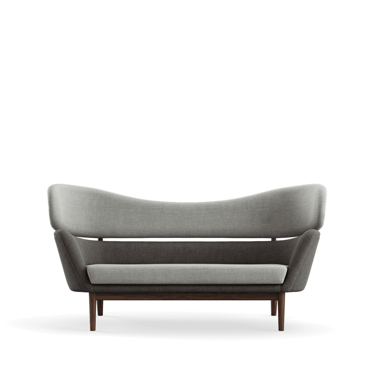 Baker sofa, valnød af Finn Juhl - Remix 123 / 163 - Jacobsen Plus