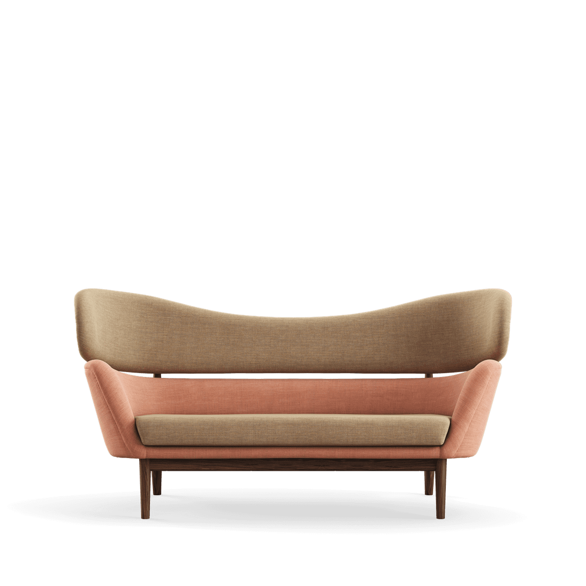 Baker sofa, valnød af Finn Juhl - Remix 242 / 612 - Jacobsen Plus