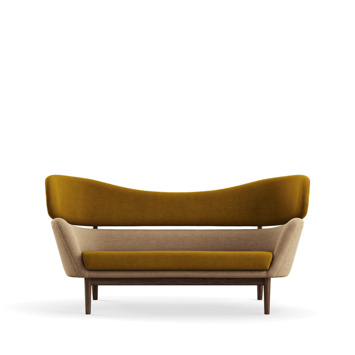 Baker sofa, valnød af Finn Juhl - Remix 412 / 242 - Jacobsen Plus