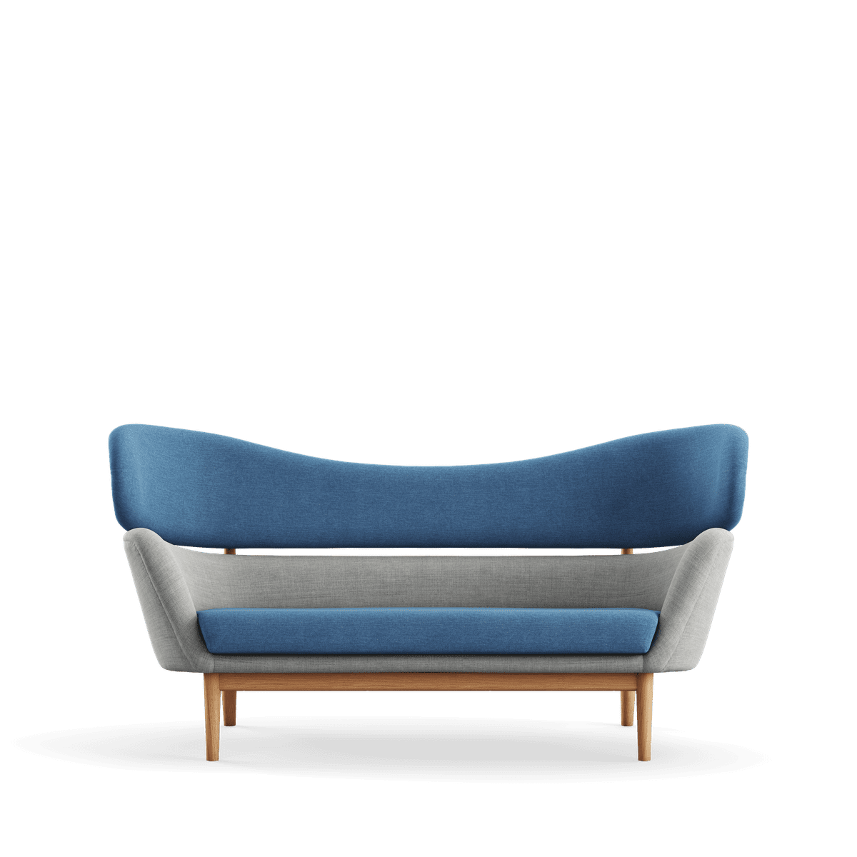 Baker sofa, eg olie af Finn Juhl