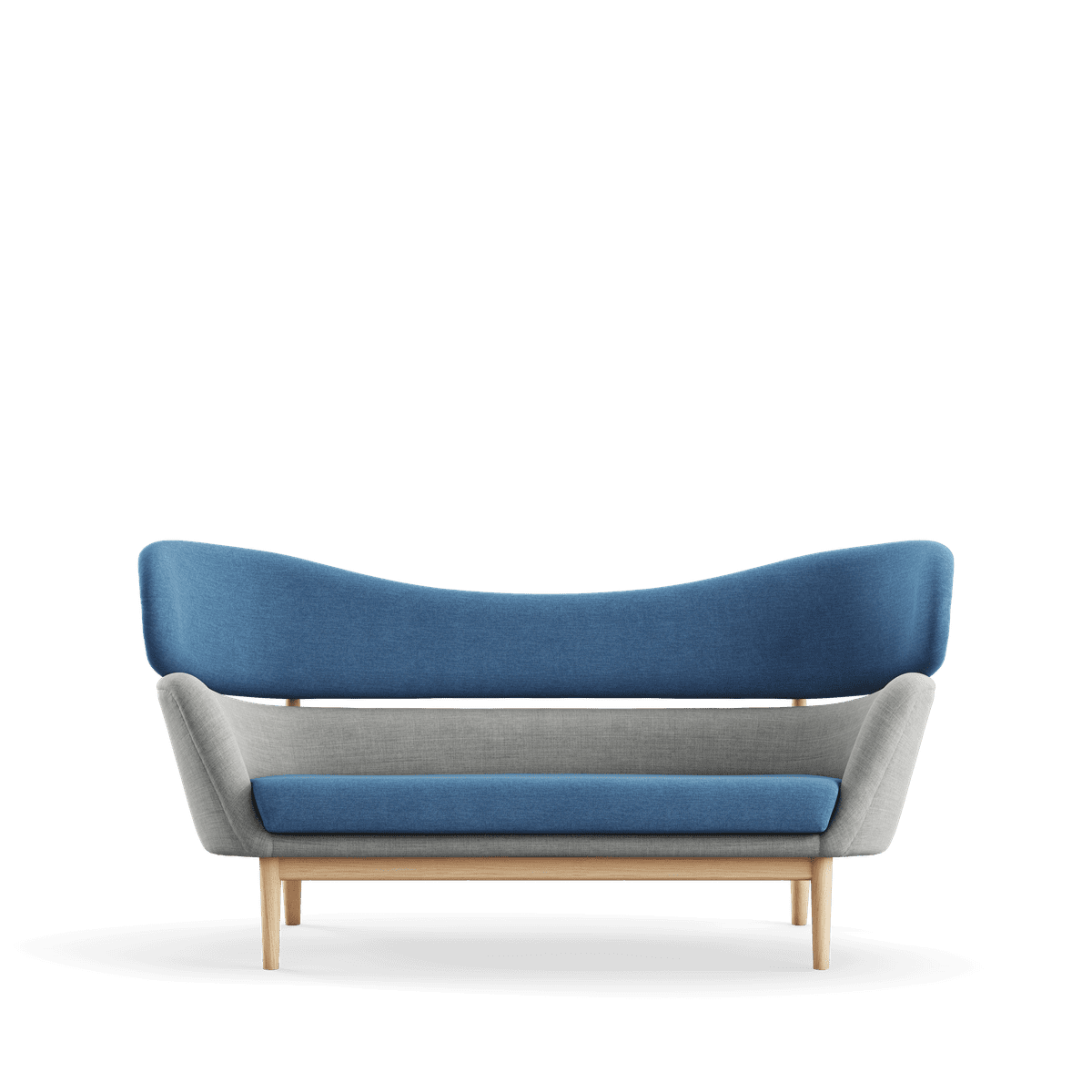 Baker sofa, eg klar olie af Finn Juhl