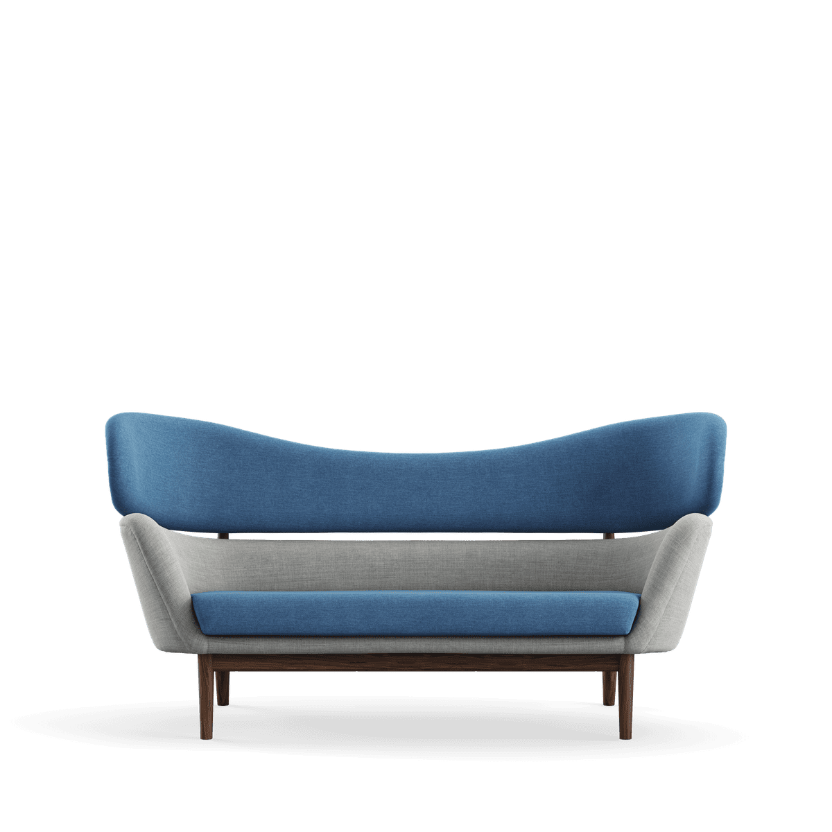 Baker sofa, valnød af Finn Juhl
