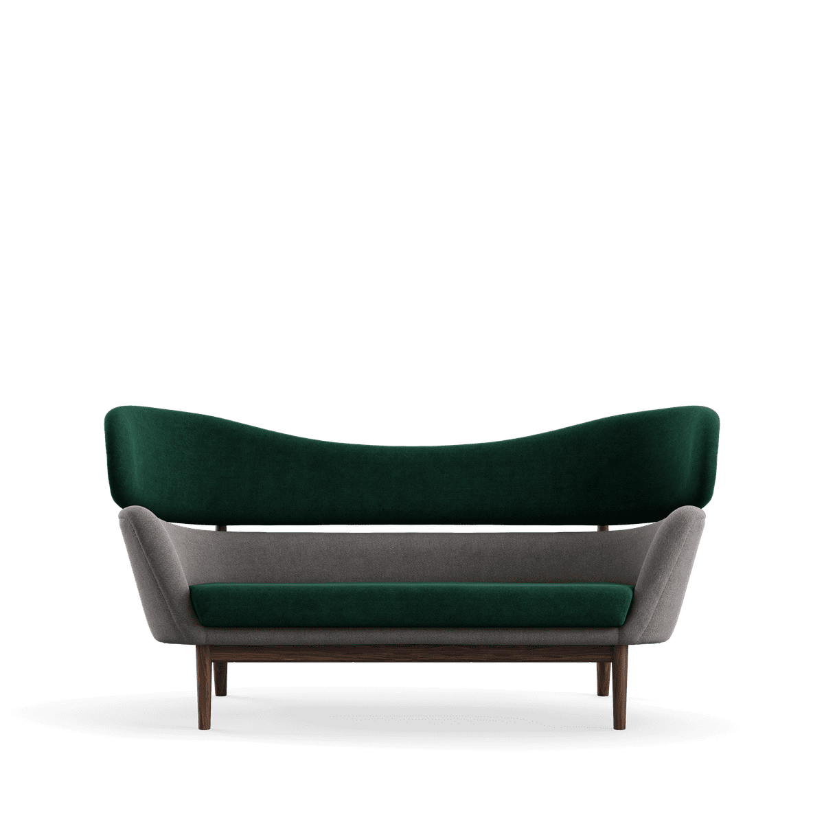 Baker sofa, valnød af Finn Juhl - Vidar 1062 / 152 - Jacobsen Plus