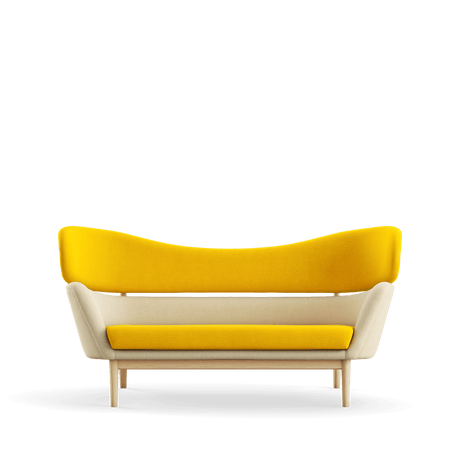 Baker sofa, eg klar olie af Finn Juhl - Vidar 443 / 1511 - Jacobsen Plus