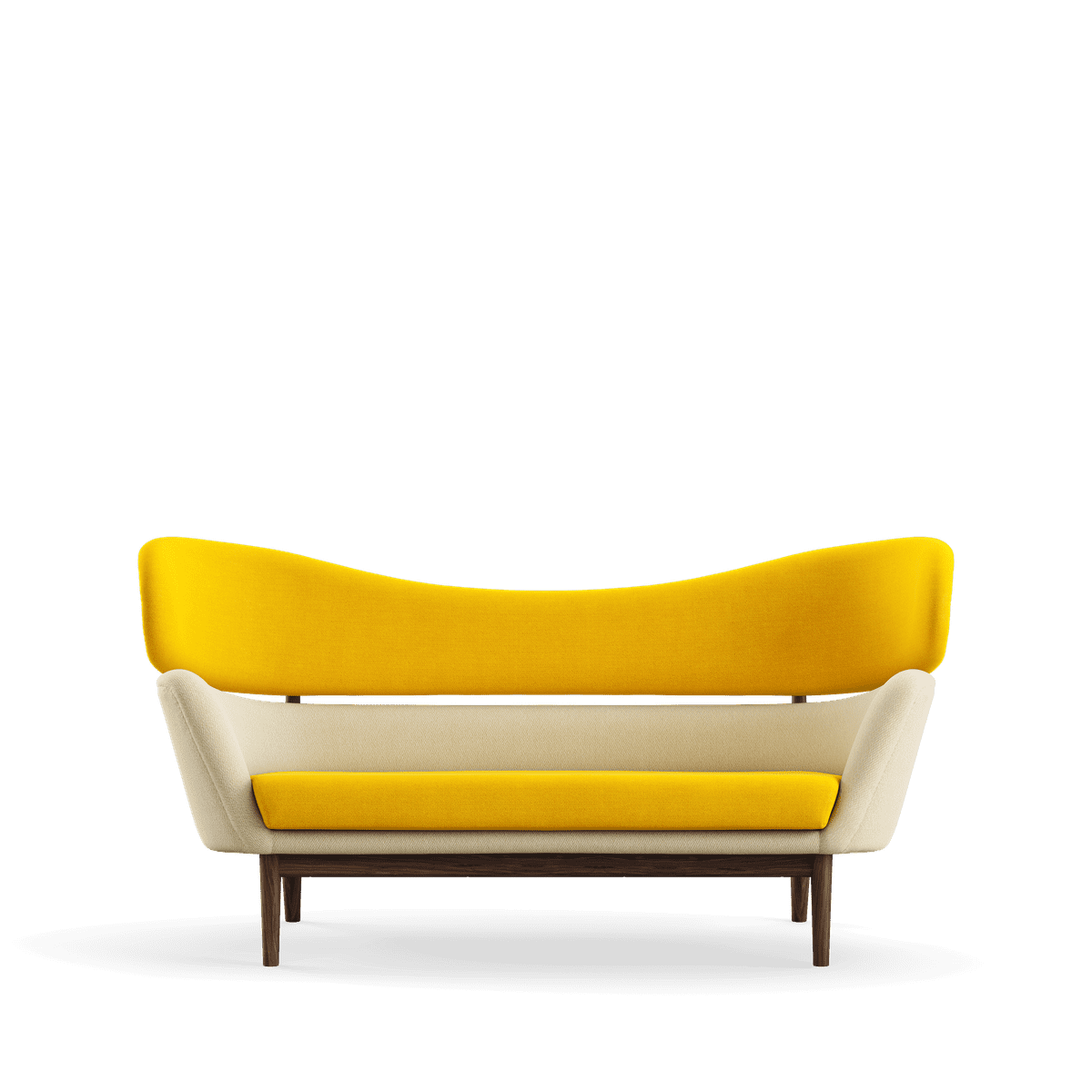 Baker sofa, valnød af Finn Juhl - Vidar 443 / 1511 - Jacobsen Plus