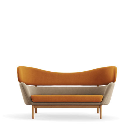 Baker sofa, eg olie af Finn Juhl - Vidar 472 / 222 - Jacobsen Plus