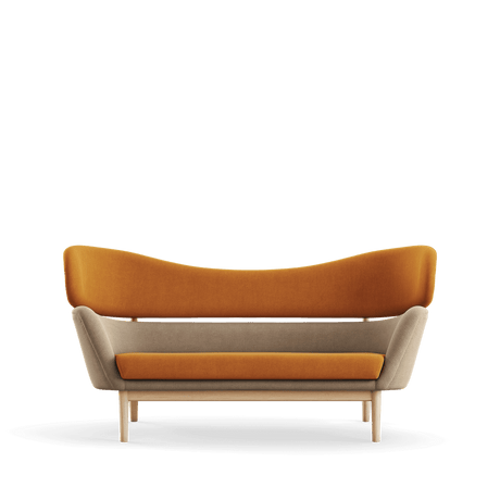 Baker sofa, eg klar olie af Finn Juhl - Vidar 472 / 222 - Jacobsen Plus