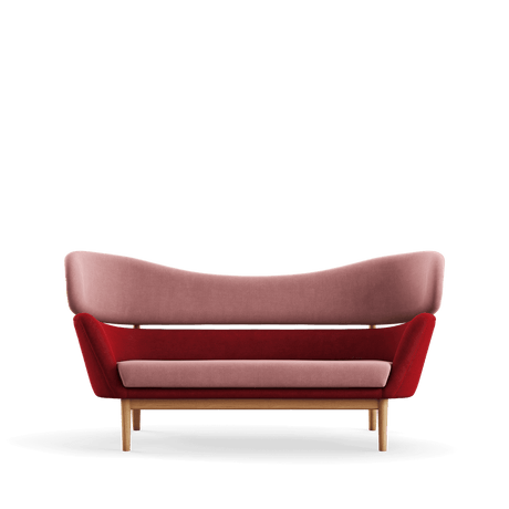 Baker sofa, eg olie af Finn Juhl - Vidar 633 / 582 - Jacobsen Plus