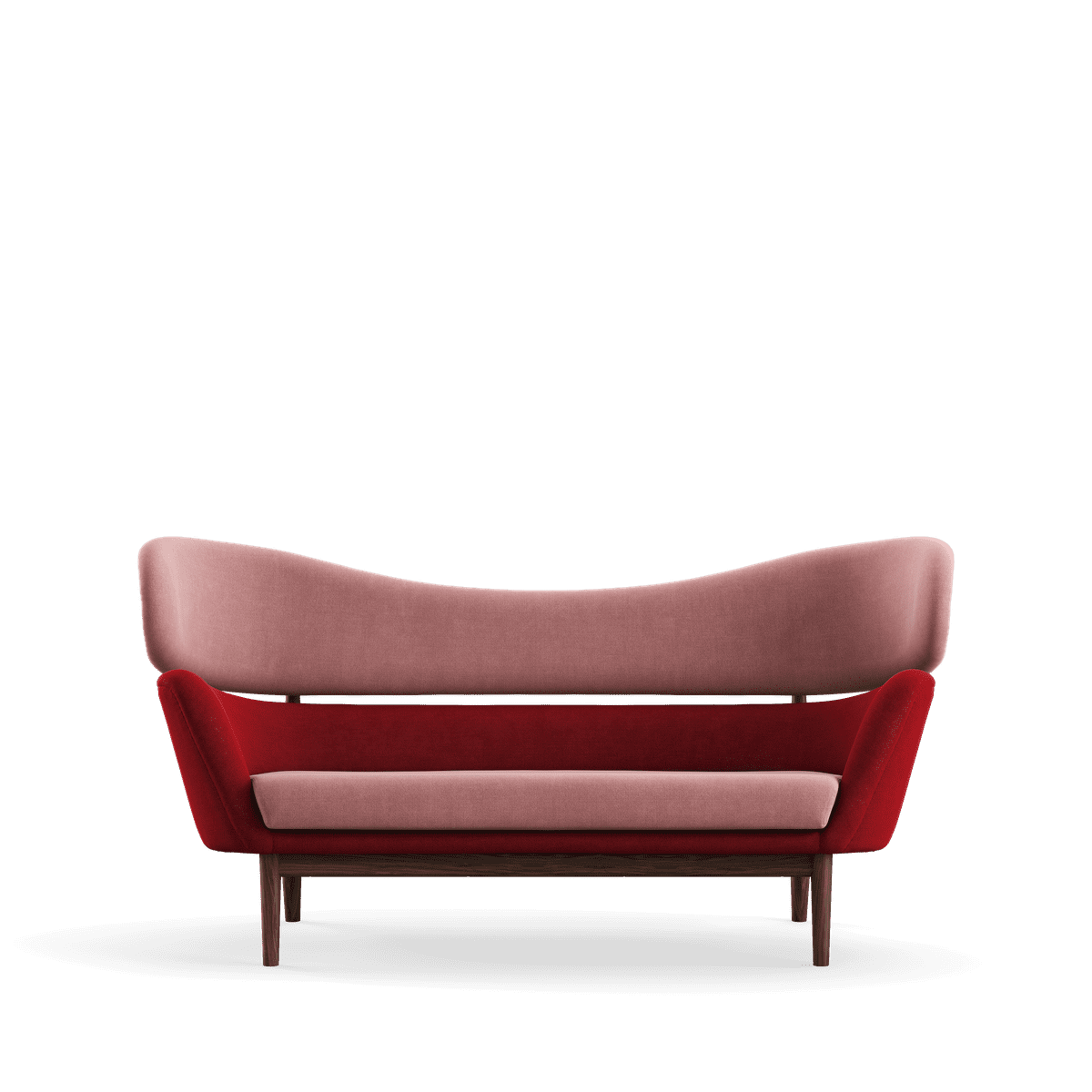 Baker sofa, valnød af Finn Juhl