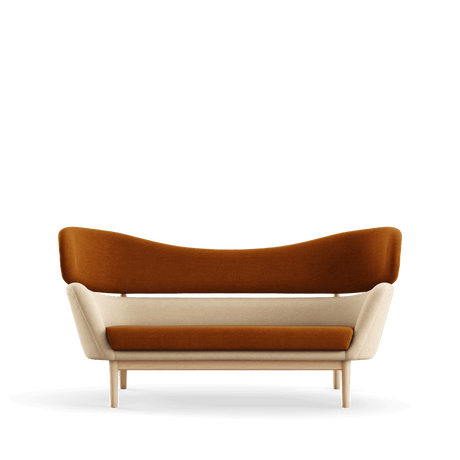 Baker sofa, eg klar olie af Finn Juhl - Watercolour - Golden Syrup / Soft Linen - Jacobsen Plus