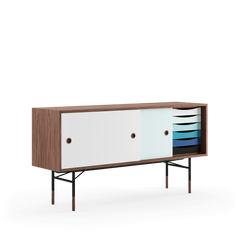 Skænk, sort stel af Finn Juhl