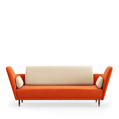 57 sofa, eg olie af Finn Juhl - Watercolour - Pumpkin Spice / Soft Linen - Jacobsen Plus