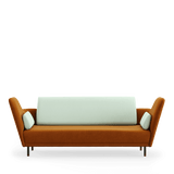 57 sofa, valnød af Finn Juhl - Watercolour - Golden Syrup / Silver Azure - Jacobsen Plus