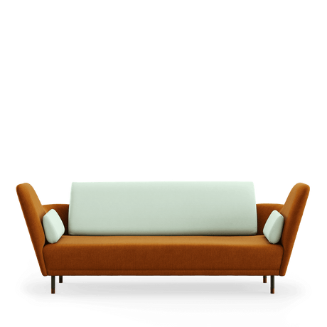 57 sofa, valnød af Finn Juhl - Watercolour - Golden Syrup / Silver Azure - Jacobsen Plus