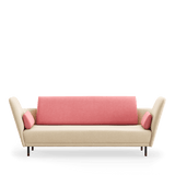 57 sofa, valnød af Finn Juhl - Watercolour - Soft Linen / Rose Quartz - Jacobsen Plus