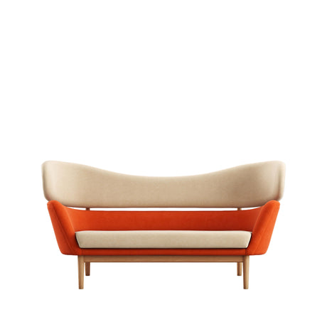 Baker sofa, eg olie af Finn Juhl - Watercolour - Soft Linen / Pumpkin Spice - Jacobsen Plus