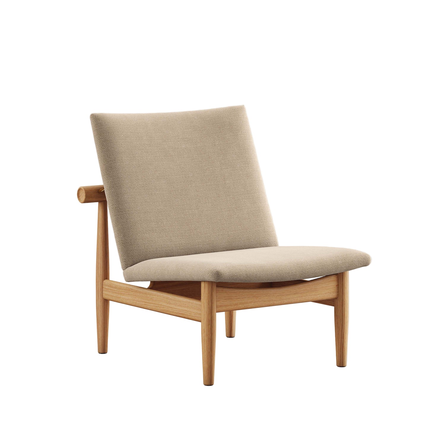 Japan stol, eg olie af Finn Juhl