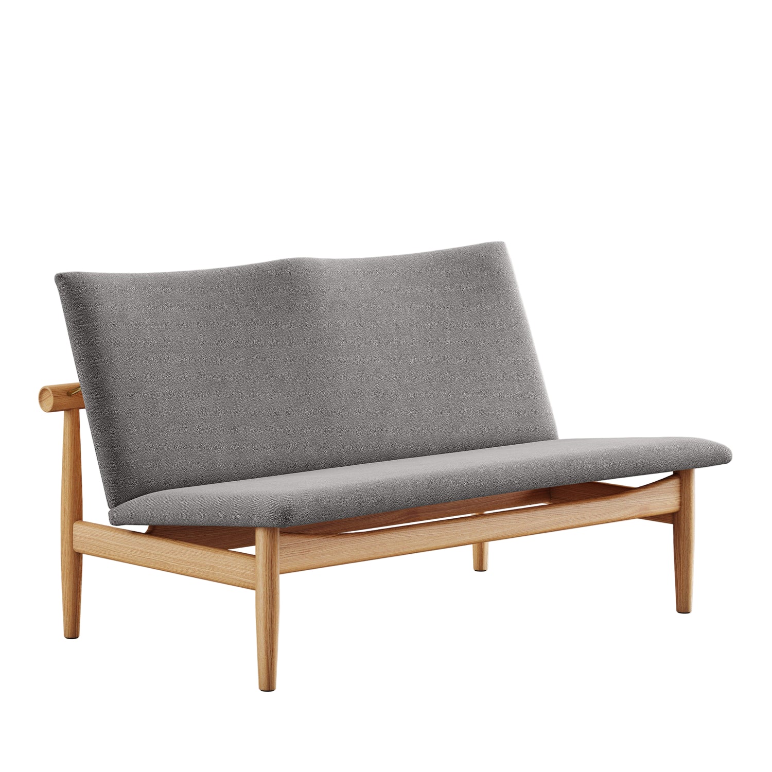 Japan 2 pers. sofa, eg olie af Finn Juhl