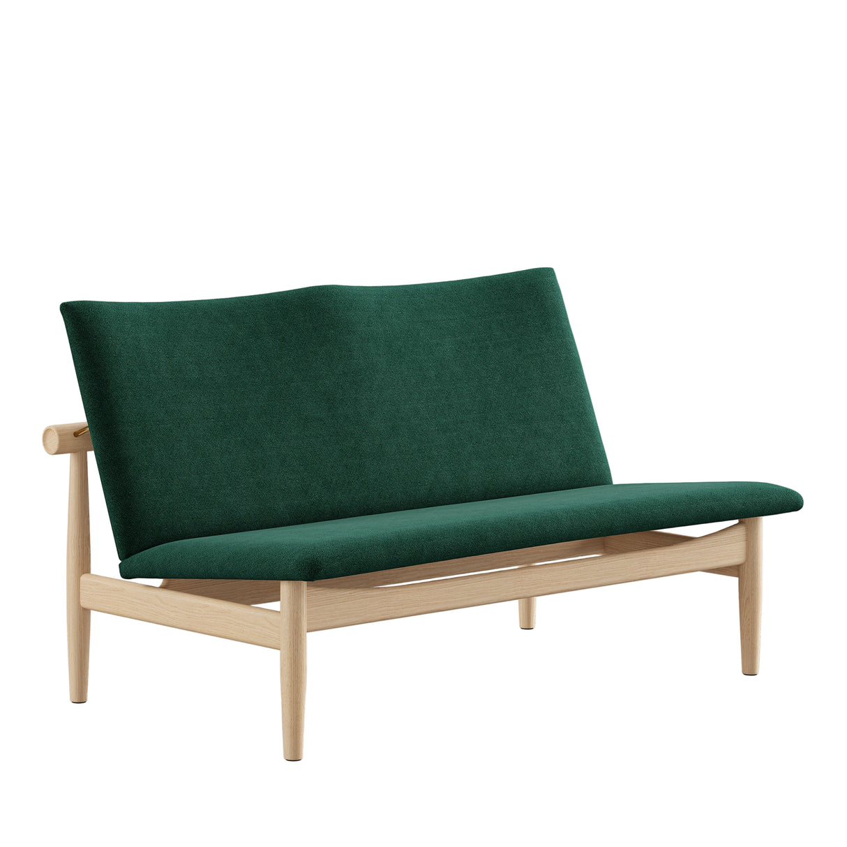 Japan 2 pers. sofa, eg klar olie af Finn Juhl - Vidar 1062 - Jacobsen Plus