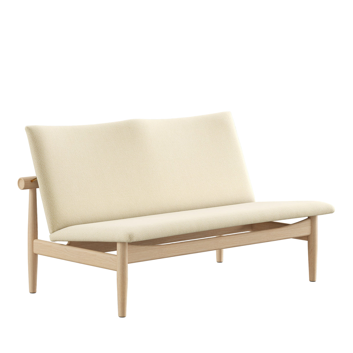 Japan 2 pers. sofa, eg klar olie af Finn Juhl - Vidar 1511 - Jacobsen Plus