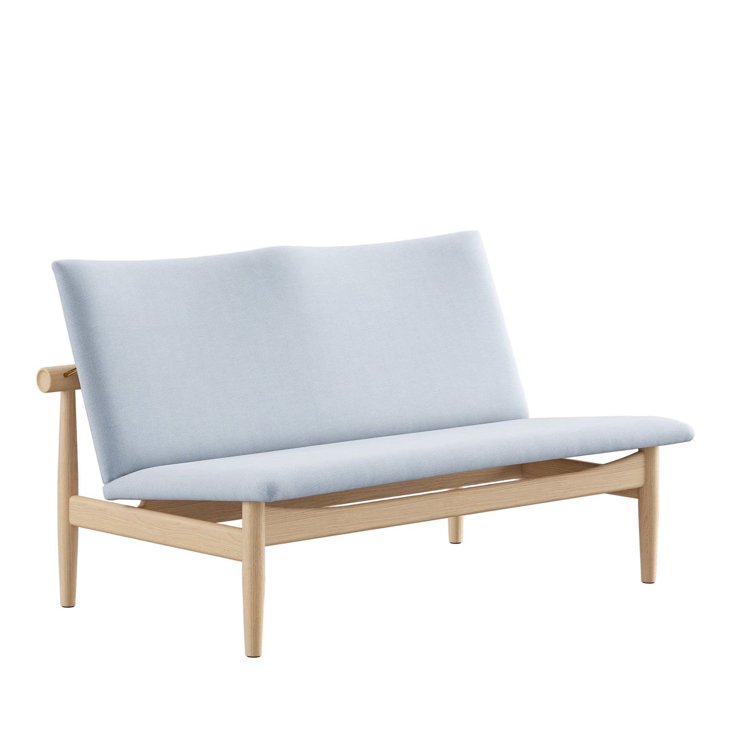 Japan 2 pers. sofa, eg klar olie af Finn Juhl
