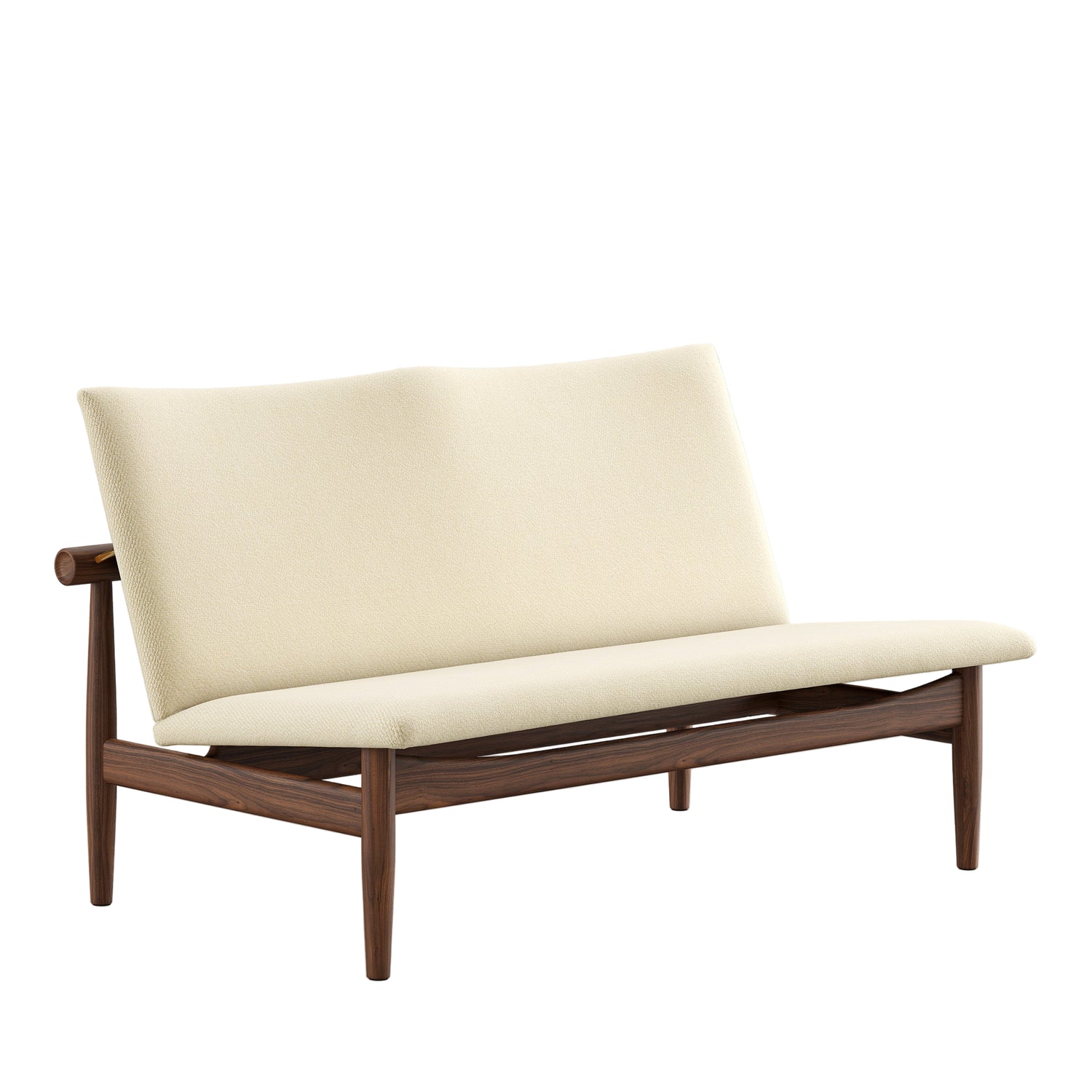 Japan 2 pers. sofa, valnød af Finn Juhl