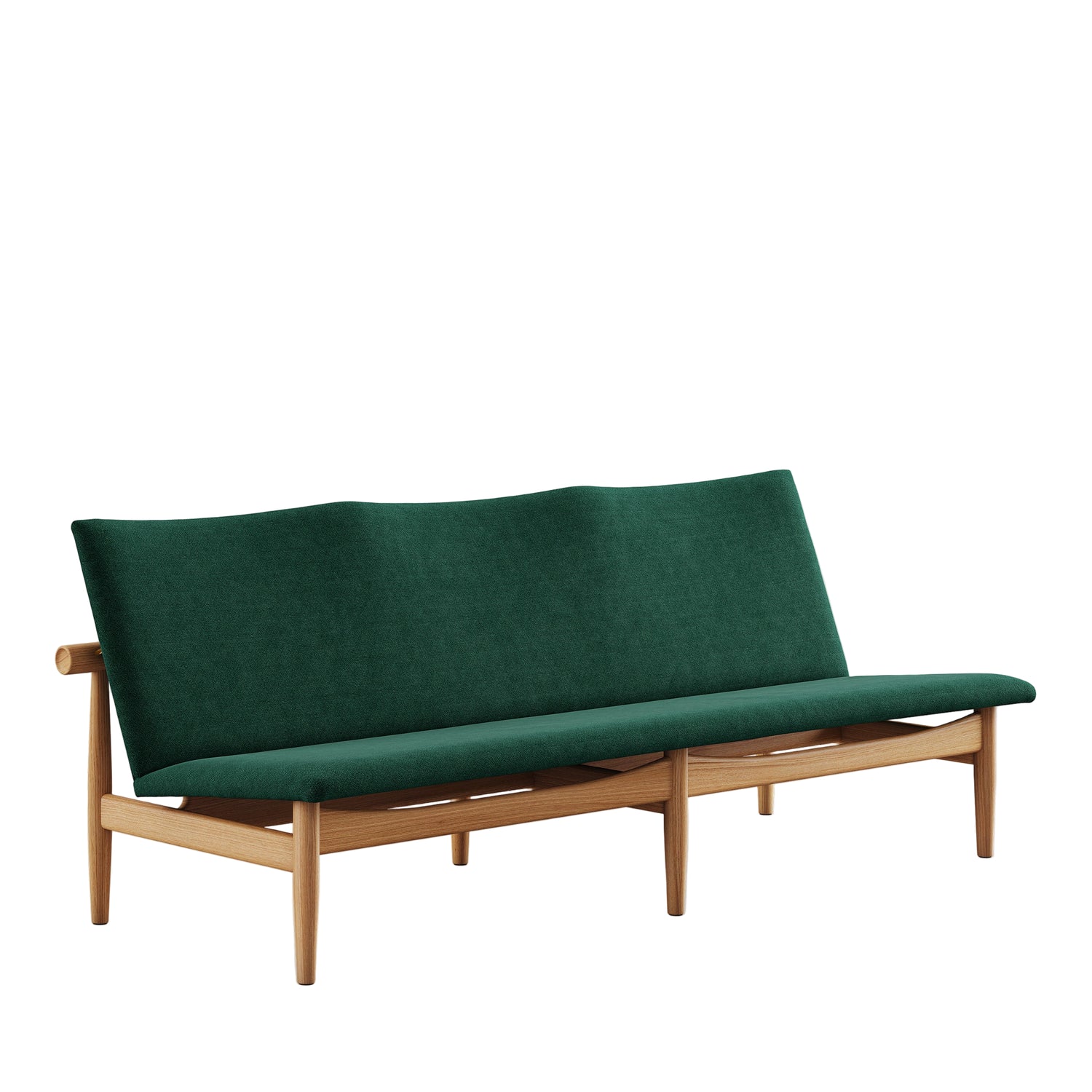 Japan 3 pers. sofa, eg olie af Finn Juhl