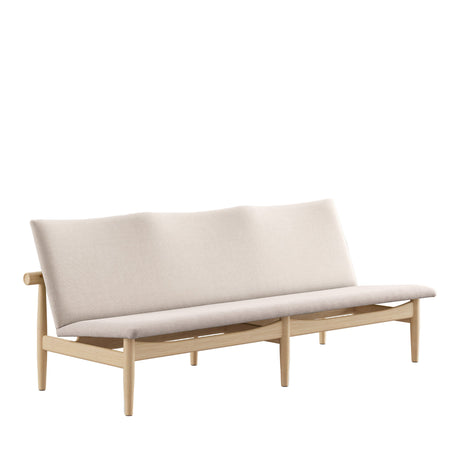 Japan 3 pers. sofa, eg klar olie af Finn Juhl - Hallingdal 113 / 103 - Jacobsen Plus
