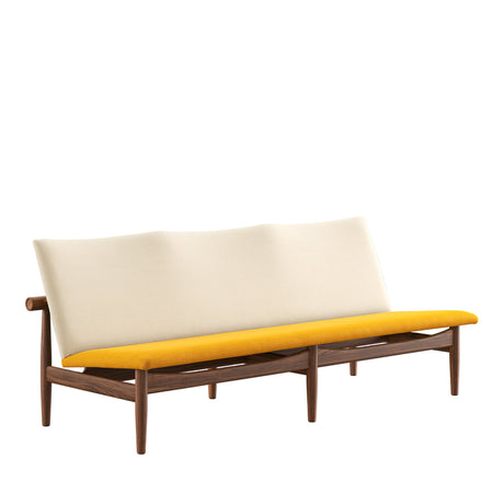 Japan 3 pers. sofa, valnød af Finn Juhl - Hallingdal 457 / 100 - Jacobsen Plus