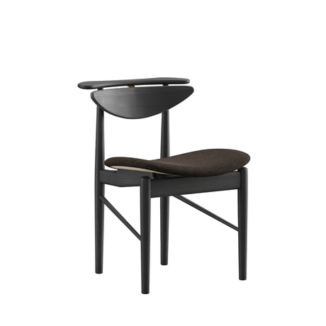 Karmstolen, sort eg af Finn Juhl - Hallingdal 376 - Jacobsen Plus