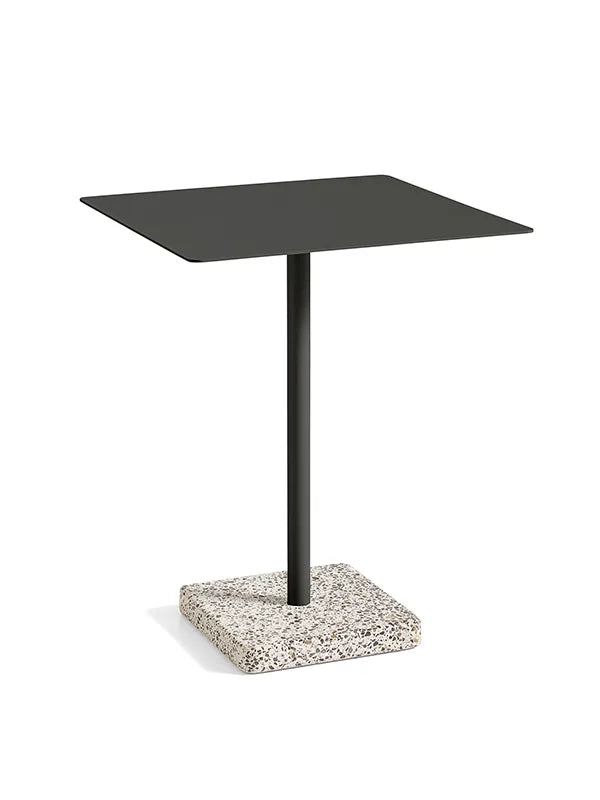 Terrazzo Table fra Hay - L: 60 x B: 60 x H: 74 cm / Anthracite - grå terrazzo - Jacobsen Plus