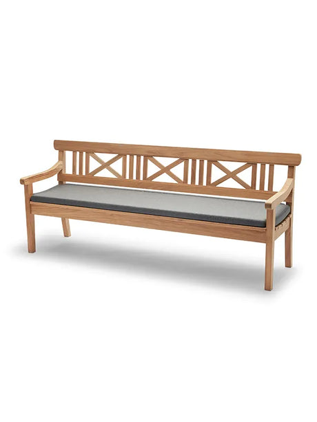 Skagerak Hynde til Drachmann Bænk 200 cm fra Fritz Hansen - Charcoal - Jacobsen Plus