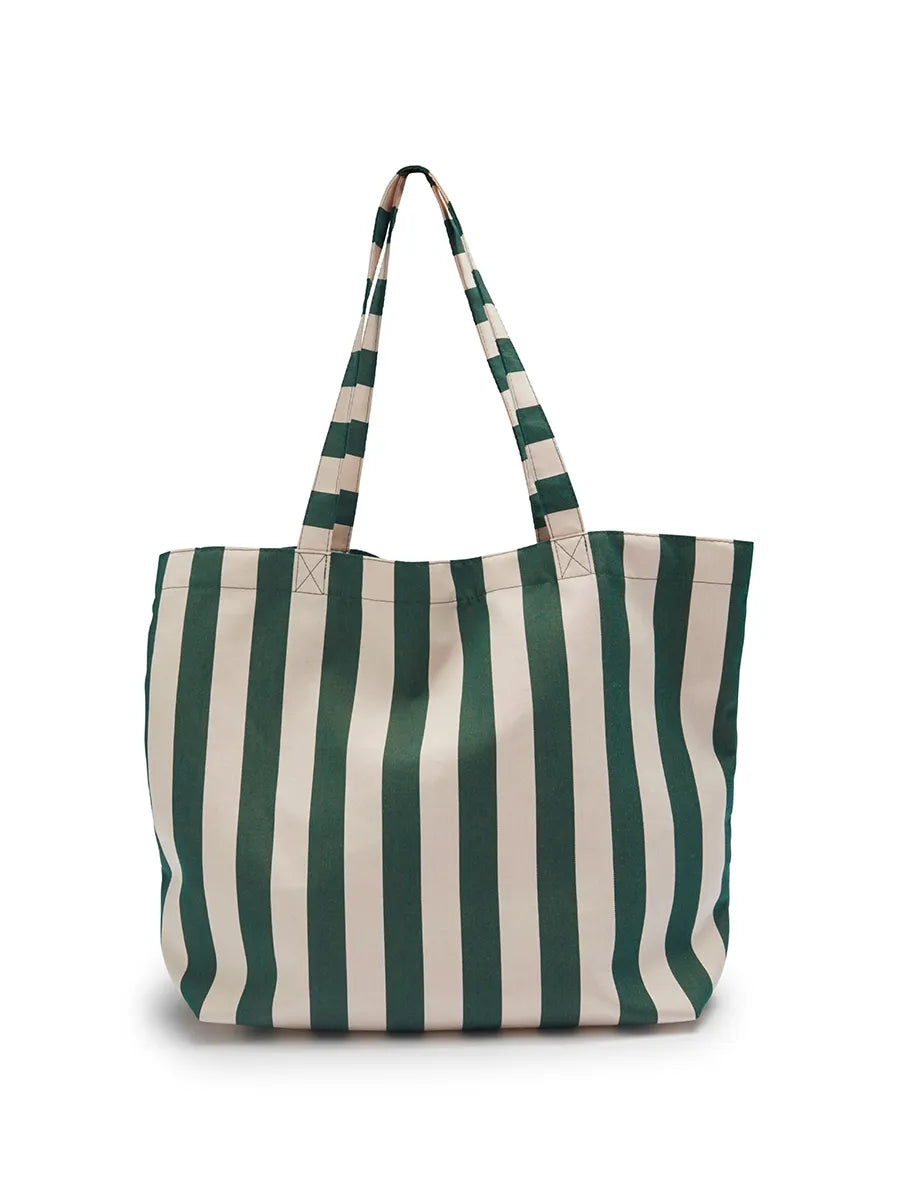 Skagerak Drachmann Jubilæums Tote Bag, light apricot/dark green fra Fritz Hansen