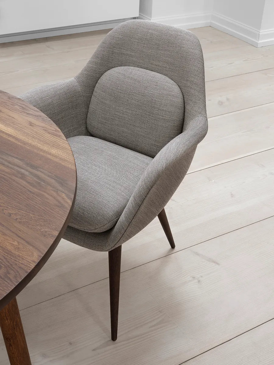 Swoon Spisebordsstol, Sinequanon 001 fra Fredericia Furniture - 3 - Jacobsen Plus